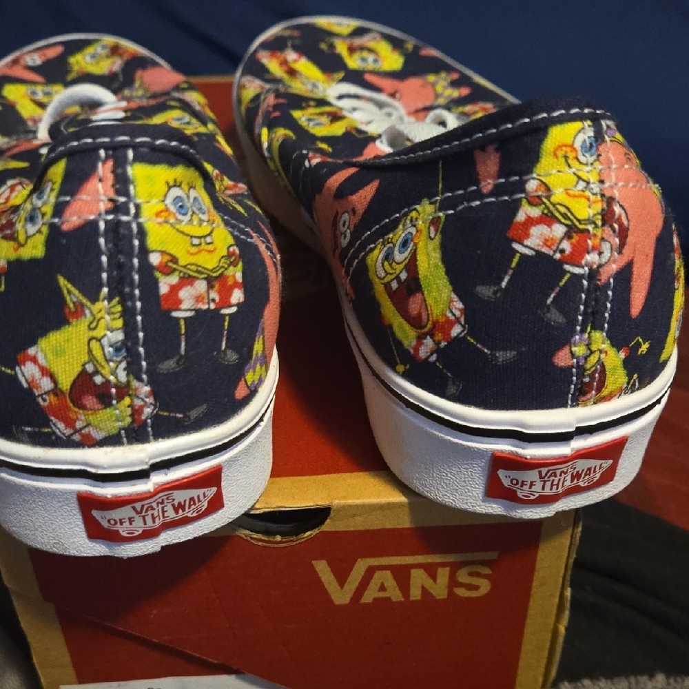 Vans Navy SpongeBob & Patrick Canvas Sneakers - Picture 4 of 5